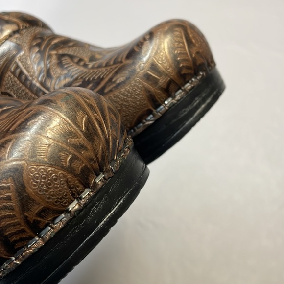 Dansko Women’s Clogs Slip On Closed Back Leather Upper Size 38 Brown 906530202 - Picture 6 of 17